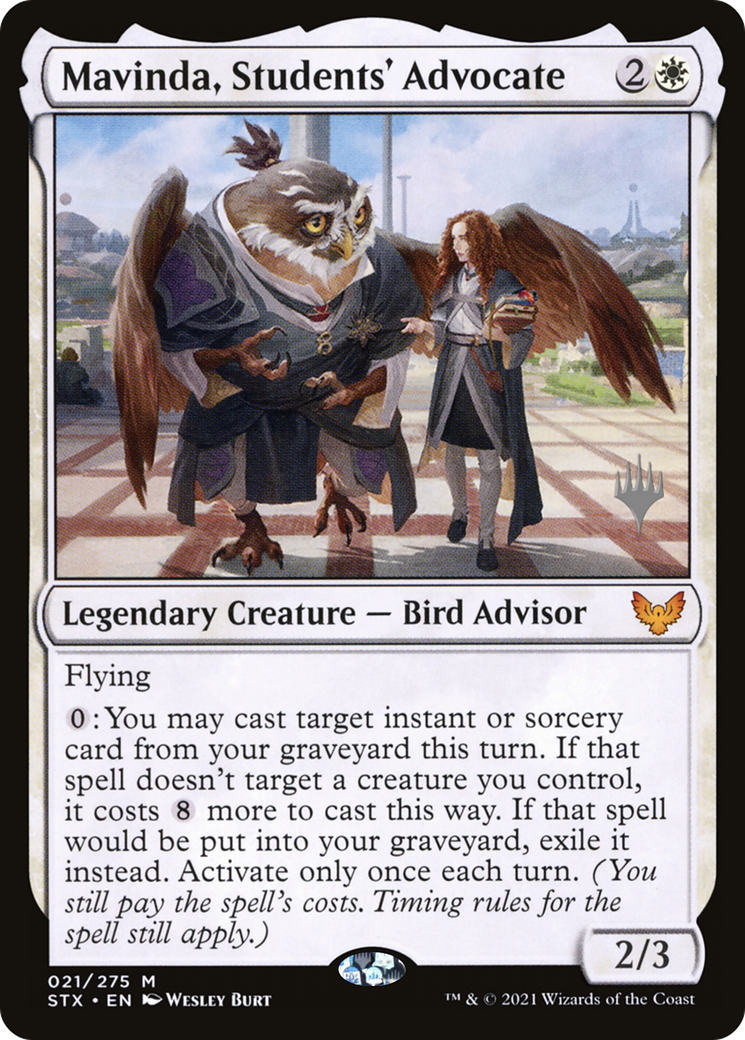 Image of Mavinda, Students' Advocate (Promo Pack) [Strixhaven: School of Mages Promos]