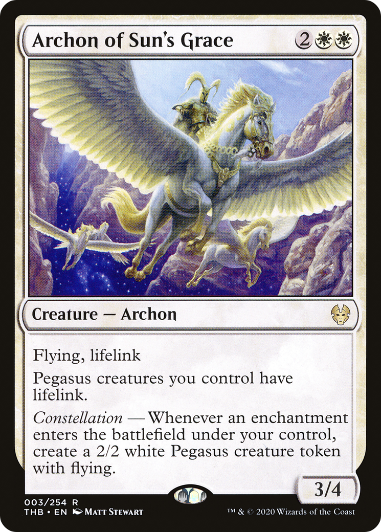 Image of Archon of Sun's Grace [Theros Beyond Death]