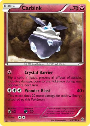 Image of Carbink (68/106) (Theme Deck Exclusive) [XY: Flashfire]