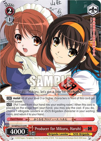 Image of Producer for Mikuru, Haruhi [The Melancholy Of Haruhi Suzumiya Power Up Set]