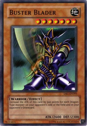 Image of Buster Blader [DB1-EN095] Super Rare