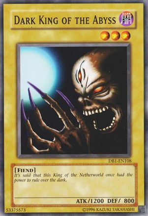 Image of Dark King of the Abyss [DB1-EN108] Common