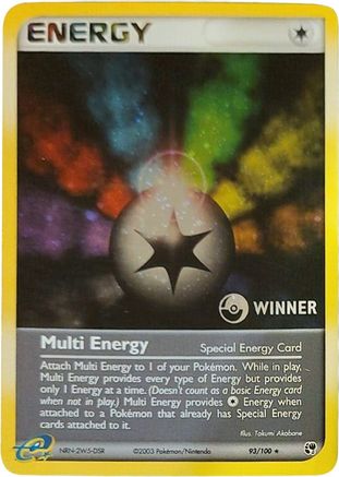 Image of Multi Energy (93/100) (Winner League Promo) [EX: Sandstorm]