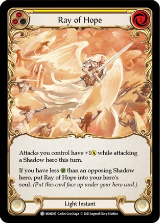 Image of Ray of Hope [U-MON087-RF] (Monarch Unlimited)  Unlimited Rainbow Foil