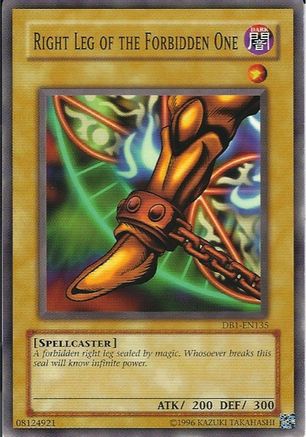 Image of Right Leg of the Forbidden One [DB1-EN135] Common