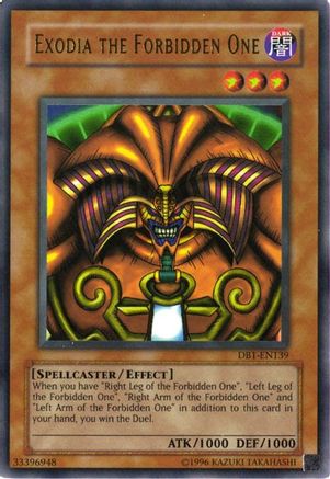 Image of Exodia the Forbidden One [DB1-EN139] Ultra Rare