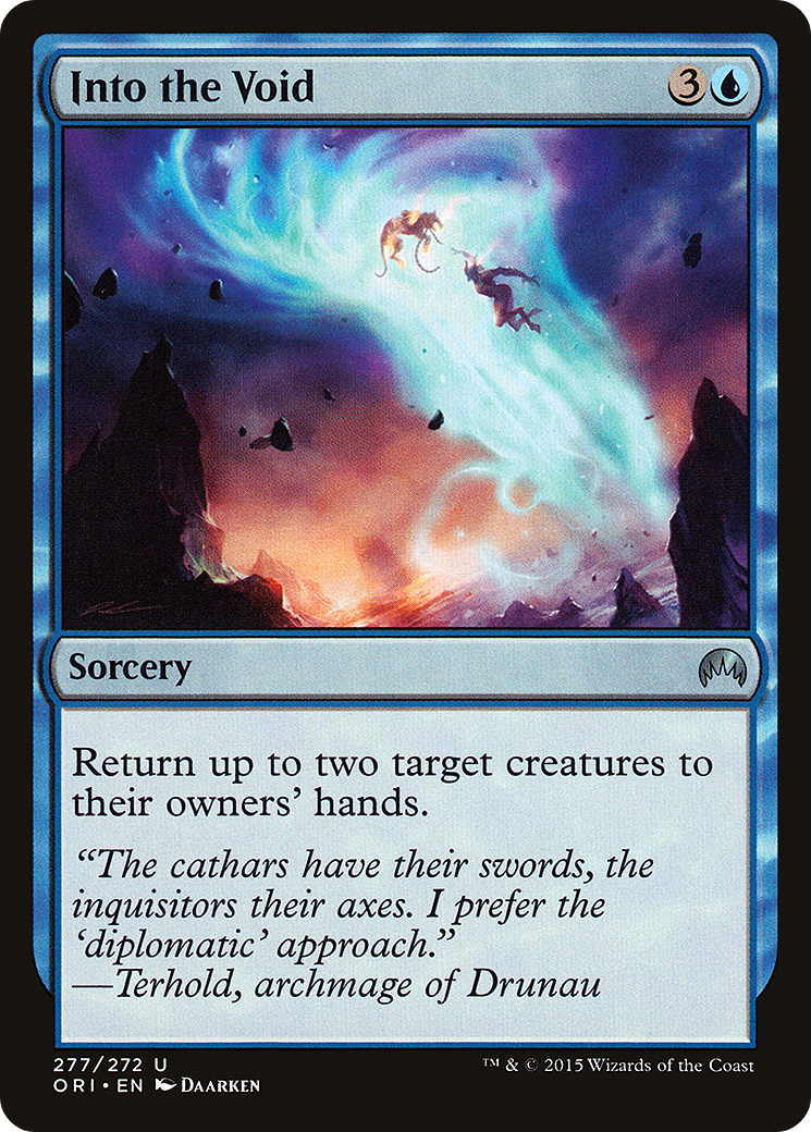 Image of Into the Void (ORI-277) - Magic Origins Foil