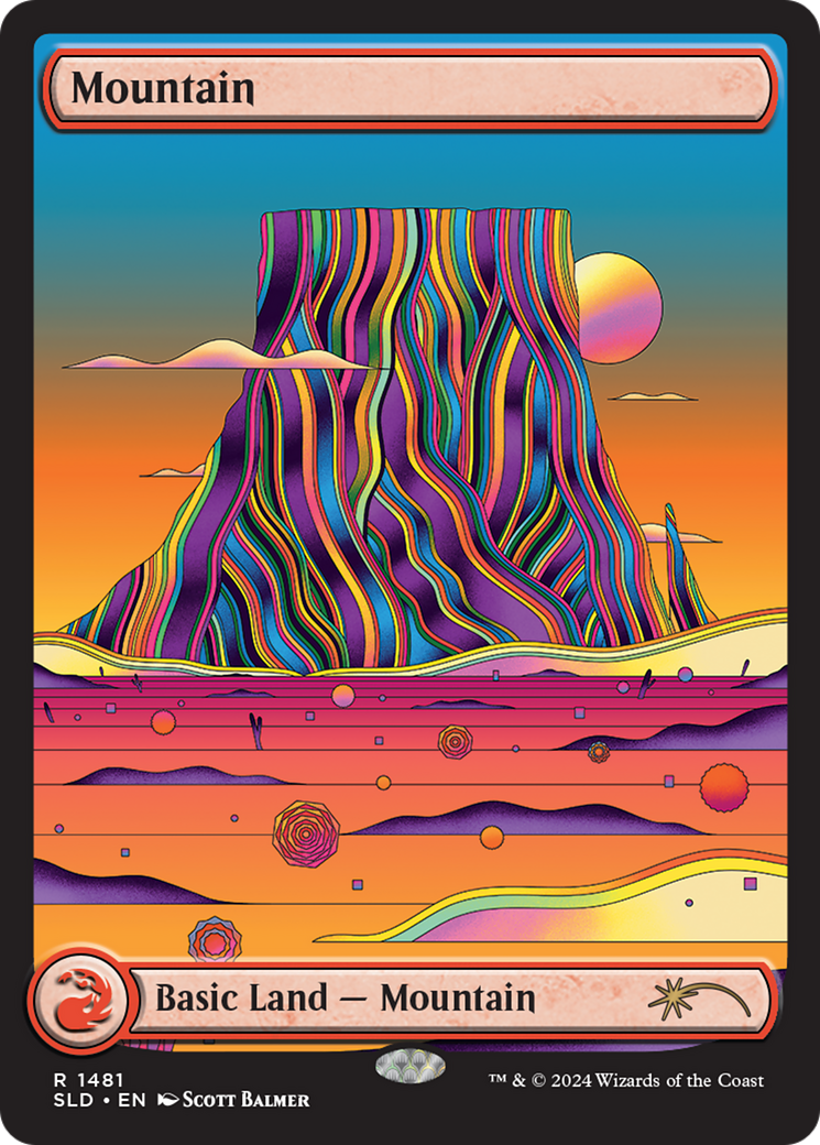 Image of Mountain (SLD-1481) - Secret Lair Drop Foil