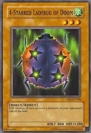 Image of 4-Starred Ladybug of Doom [DB1-EN198] Common