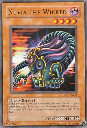 Image of Nuvia the Wicked [DB1-EN216] Common