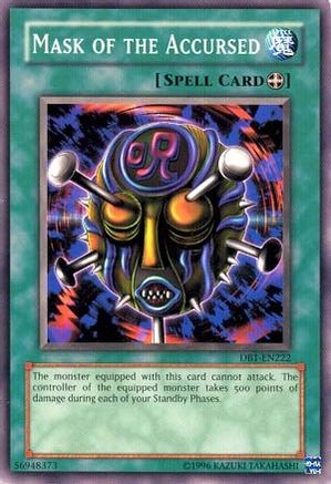Image of Mask of the Accursed [DB1-EN222] Common