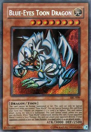 Image of Blue-Eyes Toon Dragon [SRL-000] Secret Rare