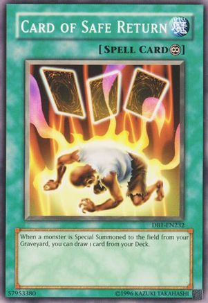 Image of Card of Safe Return [DB1-EN232] Common