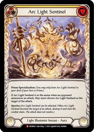 Image of Arc Light Sentinel [MON005-RF] (Monarch)  1st Edition Rainbow Foil