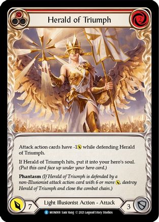 Image of Herald of Triumph (Red) [MON008] (Monarch)  1st Edition Normal
