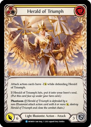 Image of Herald of Triumph (Yellow) [MON009] (Monarch)  1st Edition Normal