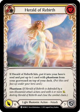 Image of Herald of Rebirth (Yellow) [MON021] (Monarch)  1st Edition Normal