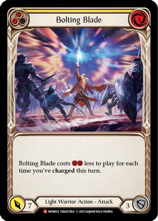 Image of Bolting Blade [U-MON032-RF] (Monarch Unlimited)  Unlimited Rainbow Foil