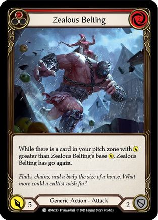 Image of Zealous Belting (Red) [U-MON293] (Monarch Unlimited)  Unlimited Normal