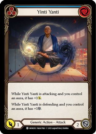 Image of Yinti Yanti (Blue) [U-MON292-RF] (Monarch Unlimited)  Unlimited Rainbow Foil