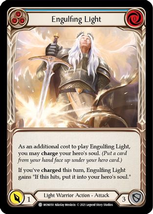 Image of Engulfing Light (Blue) [MON050-RF] (Monarch)  1st Edition Rainbow Foil