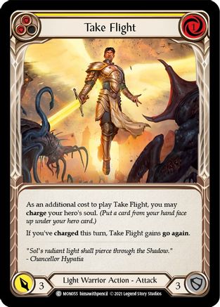Image of Take Flight (Yellow) [MON055] (Monarch)  1st Edition Normal