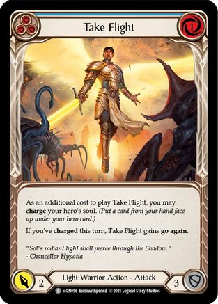 Image of Take Flight (Blue) [MON056] (Monarch)  1st Edition Normal