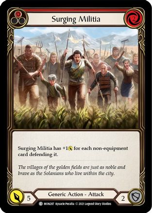 Image of Surging Militia (Red) [U-MON287] (Monarch Unlimited)  Unlimited Normal