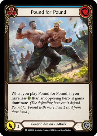 Image of Pound for Pound (Blue) [MON280] (Monarch)  1st Edition Normal