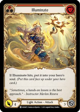 Image of Illuminate (Red) [MON072-RF] (Monarch)  1st Edition Rainbow Foil