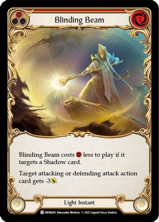 Image of Blinding Beam (Red) [U-MON084] (Monarch Unlimited)  Unlimited Normal