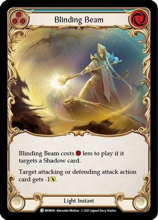 Image of Blinding Beam (Blue) [MON086] (Monarch)  1st Edition Normal