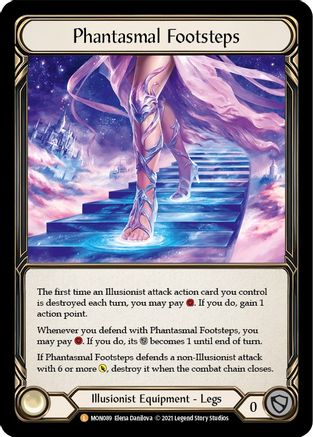 Image of Phantasmal Footsteps [MON089-CF] (Monarch)  1st Edition Cold Foil