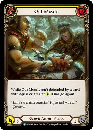 Image of Out Muscle (Yellow) [MON249] (Monarch)  1st Edition Normal