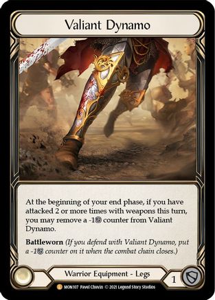 Image of Valiant Dynamo [U-MON107-RF] (Monarch Unlimited)  Unlimited Rainbow Foil