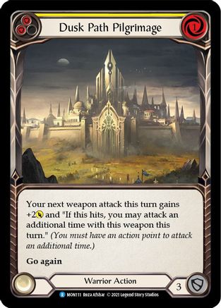 Image of Dusk Path Pilgrimage (Yellow) [MON111] (Monarch)  1st Edition Normal