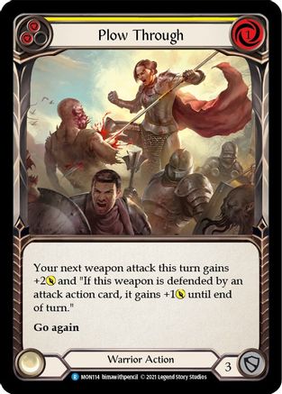 Image of Plow Through (Yellow) [MON114] (Monarch)  1st Edition Normal