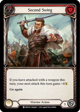 Image of Second Swing (Red) [U-MON116-RF] (Monarch Unlimited)  Unlimited Rainbow Foil