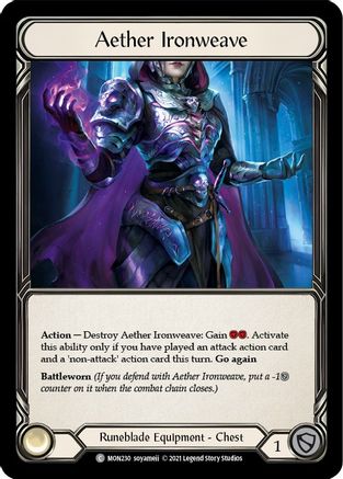 Image of Aether Ironweave [U-MON230] (Monarch Unlimited)  Unlimited Normal