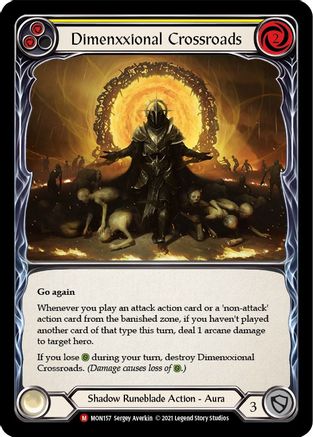 Image of Dimenxxional Crossroads [MON157-RF] (Monarch)  1st Edition Rainbow Foil