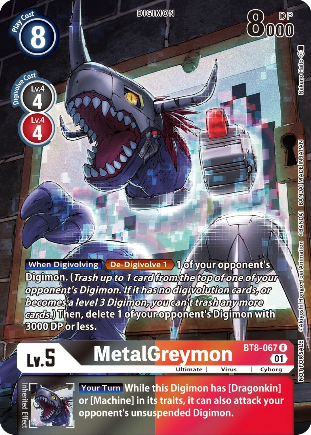 Image of MetalGreymon [BT8-067] (25th Special Memorial Pack) [New Awakening Promos]