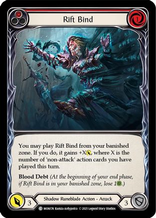 Image of Rift Bind (Red) [MON174] (Monarch)  1st Edition Normal
