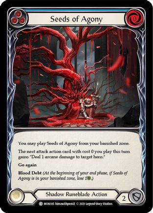 Image of Seeds of Agony (Blue) [U-MON185] (Monarch Unlimited)  Unlimited Normal