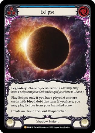 Image of Eclipse [MON190-CF] (Monarch)  1st Edition Cold Foil
