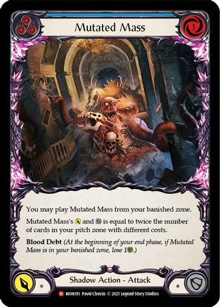 Image of Mutated Mass [U-MON191-RF] (Monarch Unlimited)  Unlimited Rainbow Foil