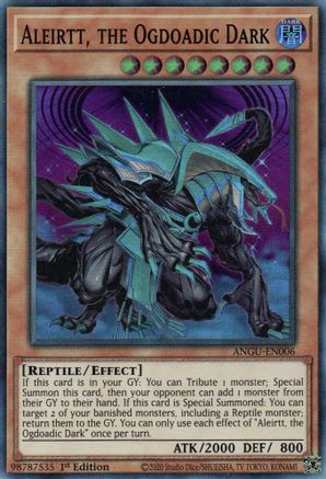 Image of Aleirtt, the Ogdoadic Dark (Super Rare) [ANGU-EN006] Super Rare