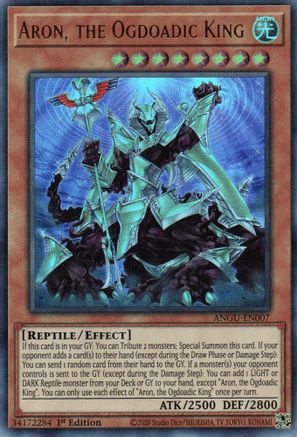Image of Aron, the Ogdoadic King (Ultra Rare) [ANGU-EN007] Ultra Rare