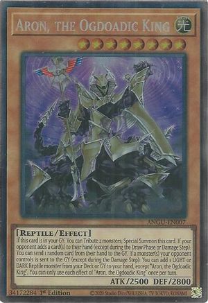 Image of Aron, the Ogdoadic King (Collector's Rare) [ANGU-EN007] Collector's Rare