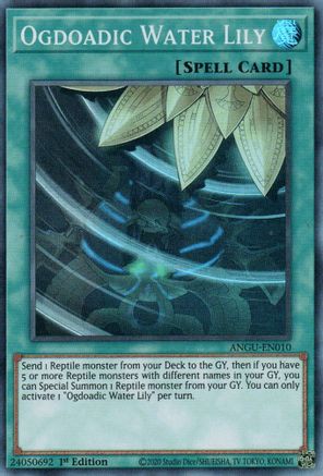 Image of Ogdoadic Water Lily (Super Rare) [ANGU-EN010] Super Rare