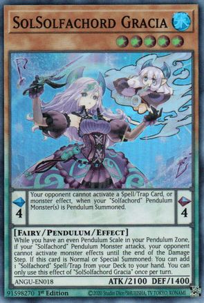 Image of SolSolfachord Gracia (Super Rare) [ANGU-EN018] Super Rare